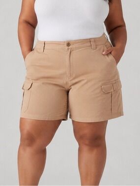 😍SHOW SPECIAL Tan Cargo Walking Shorts Size 3X